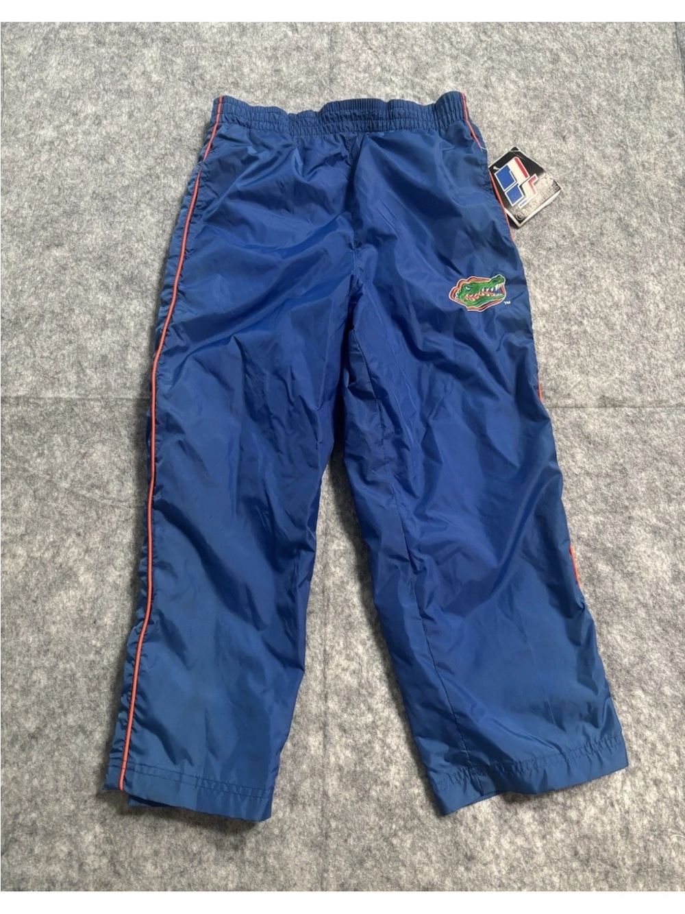 Vintage Kids Size L Florida Gators Windbreaker Pants Blue Orange NCAA Licensed